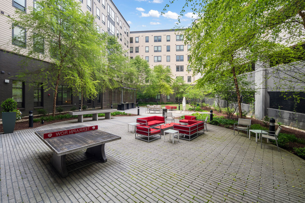 Courtyard outside of Terrapin Row.