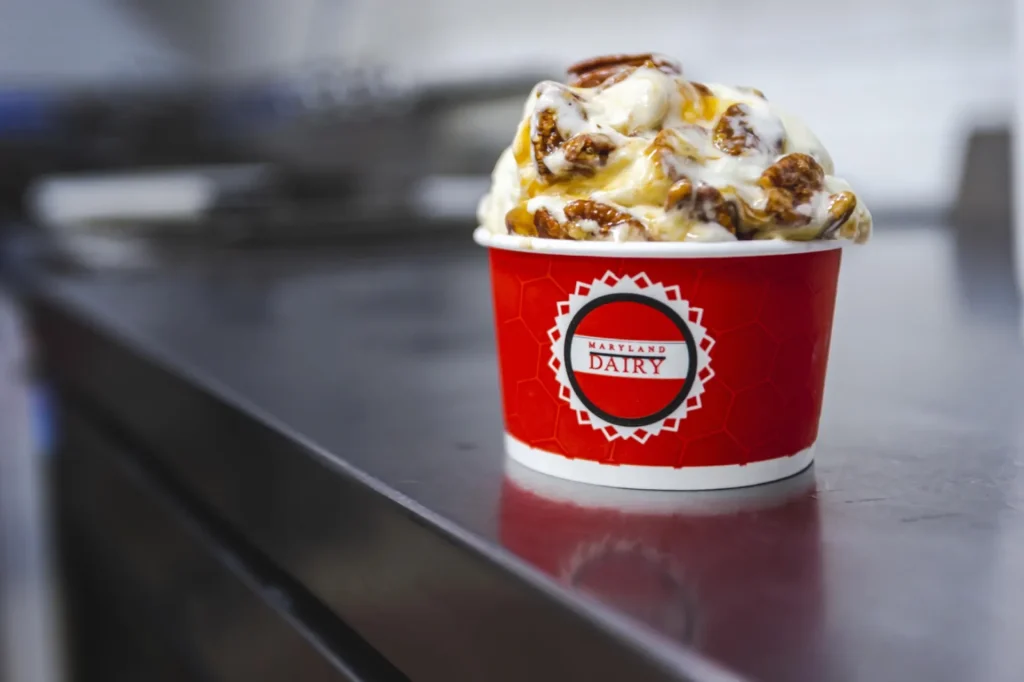 Maryland Dairy can be purchased with Terrapin Express.