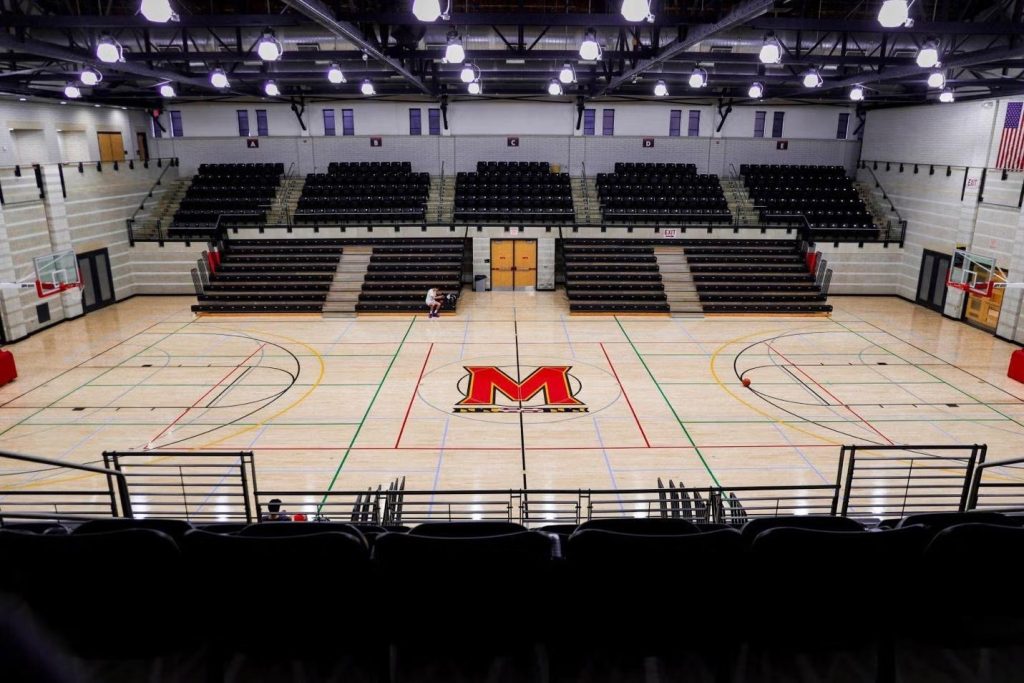 Interior view of Ritchie Coliseum.