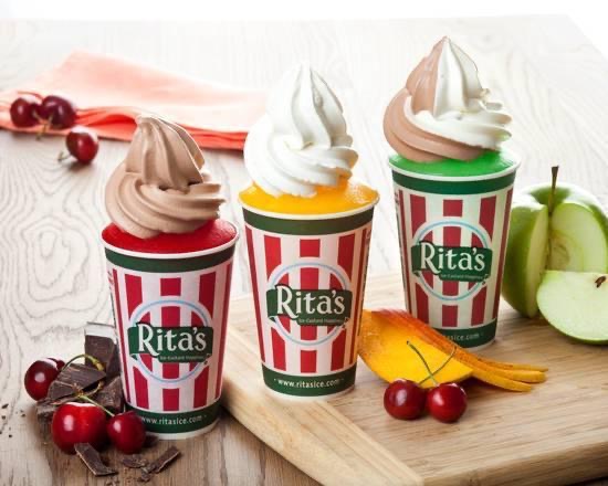Rita’s Italian ice offerings at College Park.