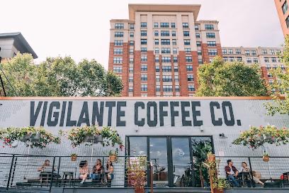 Exterior view of Vigilante Coffee Company in College Park.
