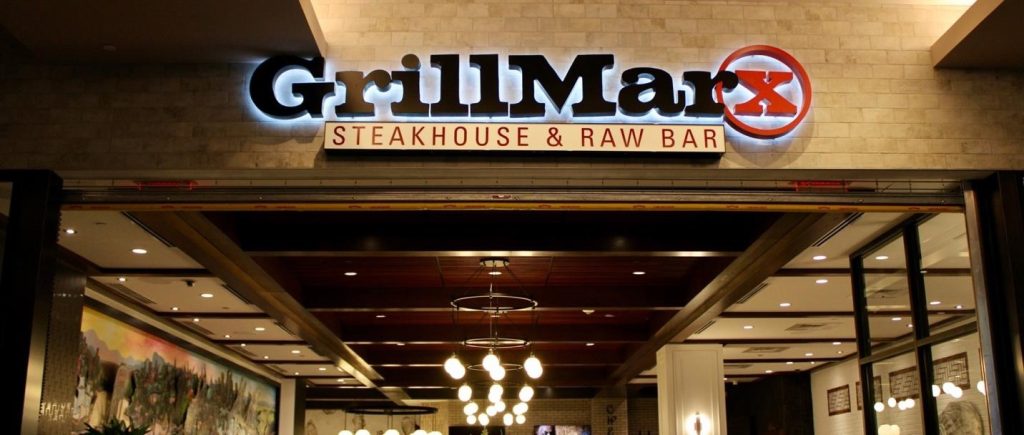 GrillMarx Steakhouse & Raw Bar, a popular dining choice for UMD students and families.