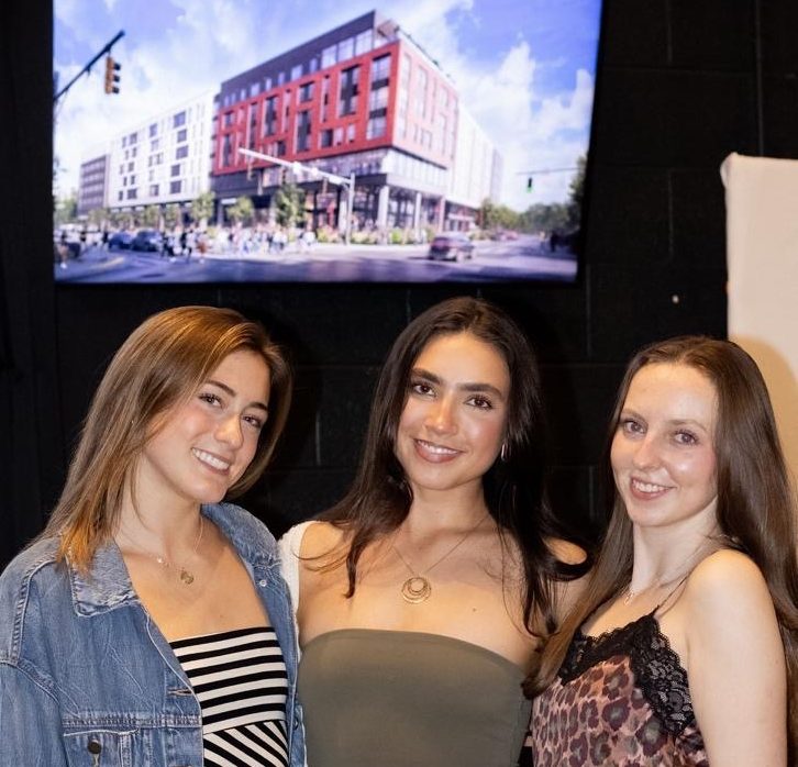 Students at Rambler College Park’s kickoff event. 