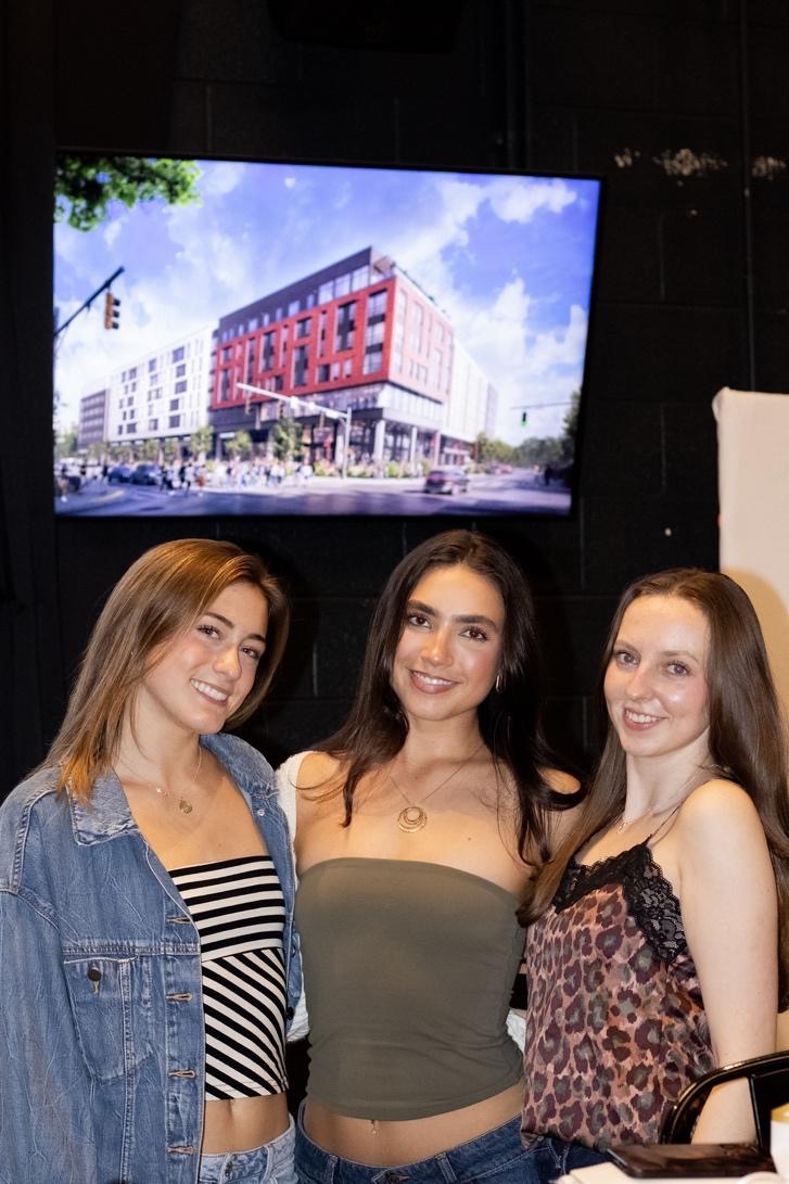 Students at Rambler College Park’s kickoff event. 