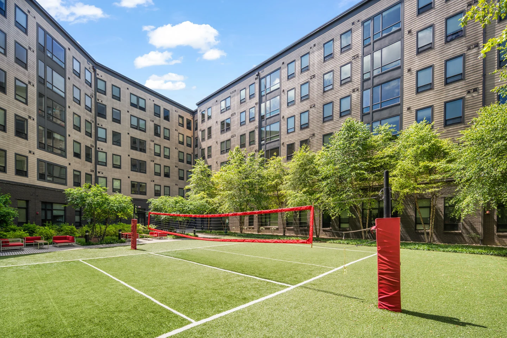 Volleyball Court at Terrapin Row.