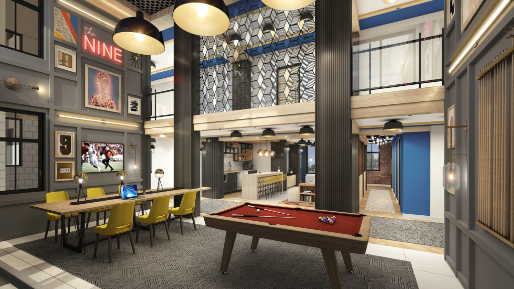 Clubroom at The Nine.