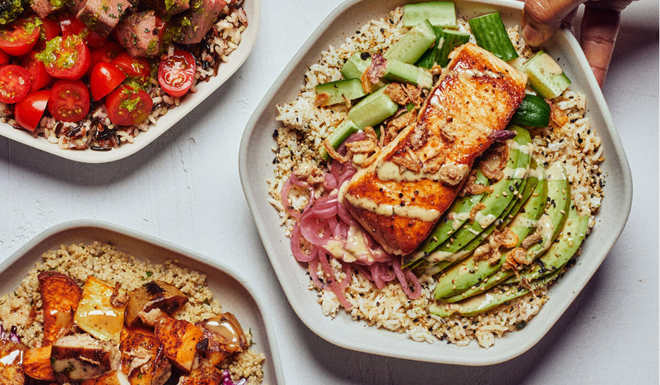 Salad bowls from Sweetgreen College Park.