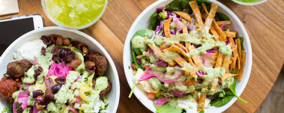 CAVA mediterranean bowls in College Park.