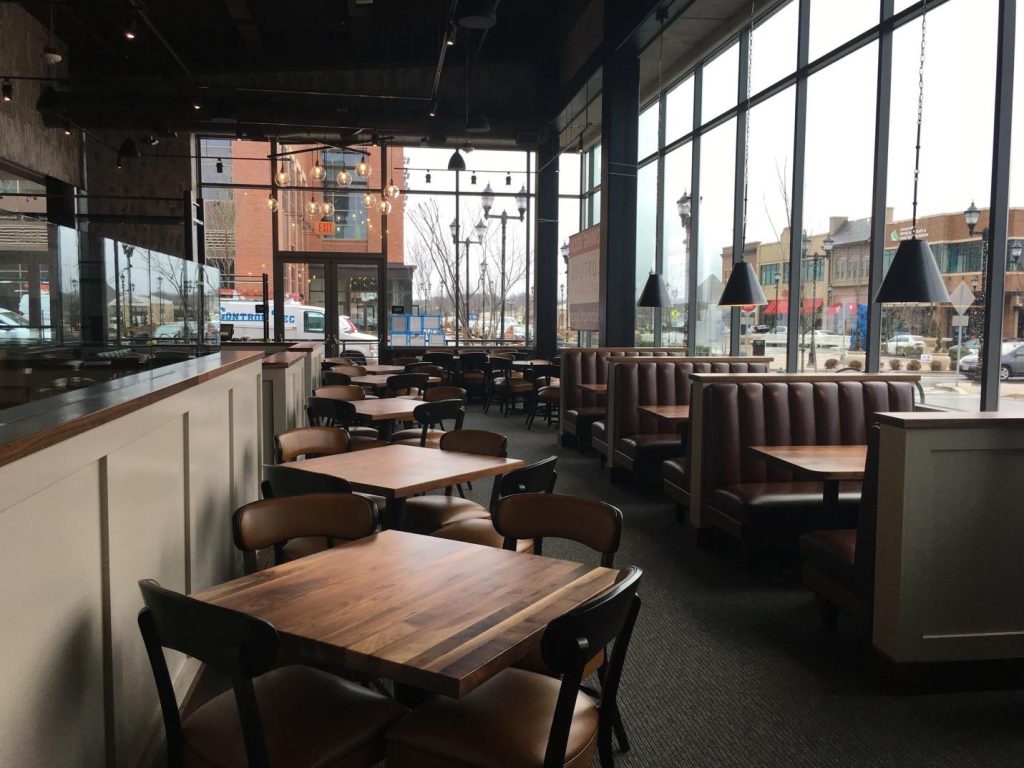 Interior view of Burtons Bar and Grill in Riverdale Park.