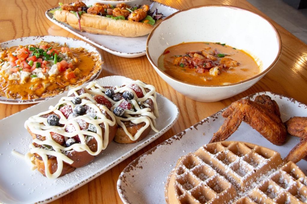 Image of food offerings at Milk & Honey Café.