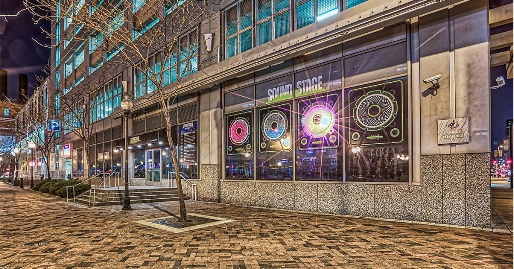 Exterior view of Baltimore Soundstage.
