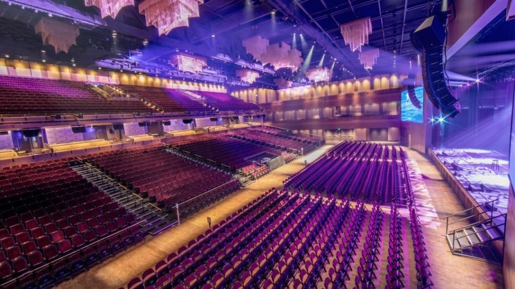 Interior view of MGM National Harbor Theater.
