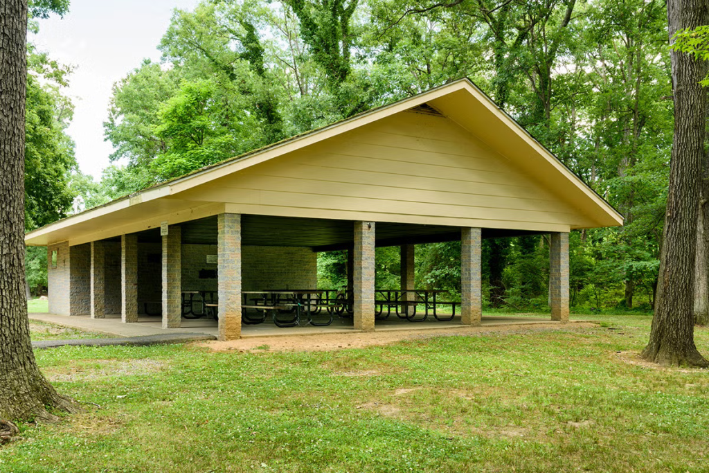 Seating at Calvert Park in College Park.