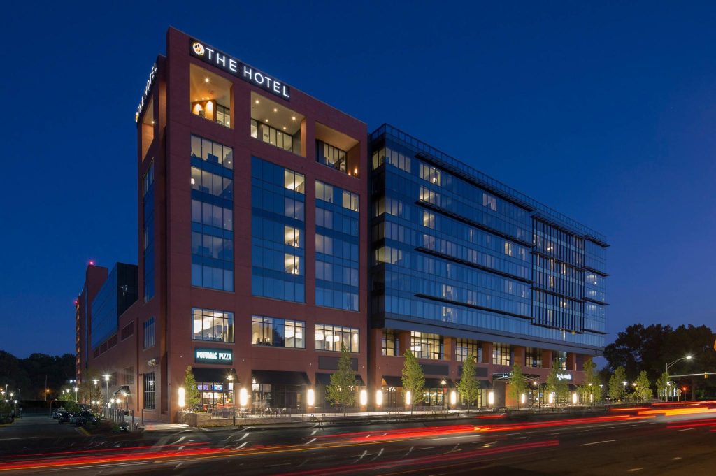 Exterior view of The Hotel at UMD.