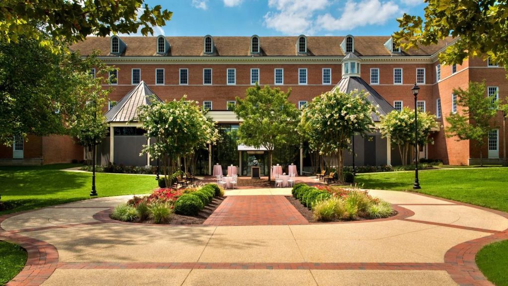 Exterior of Marriott College Park, Global Campus.