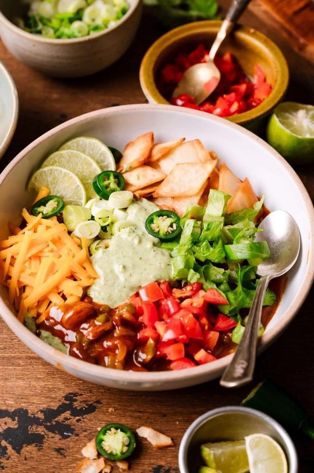 Taco bowls.