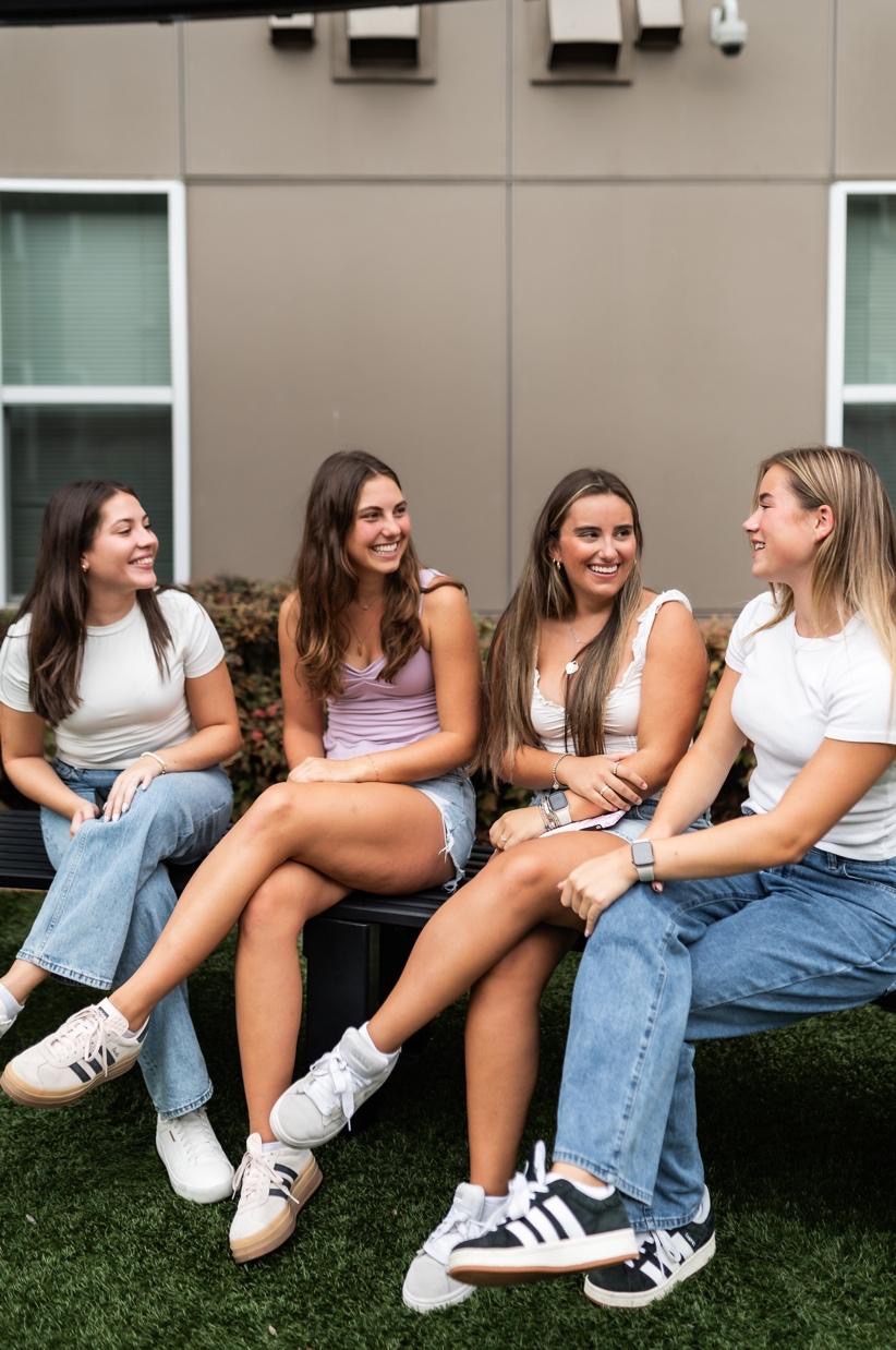 Students spending time together near UMD’s campus. 